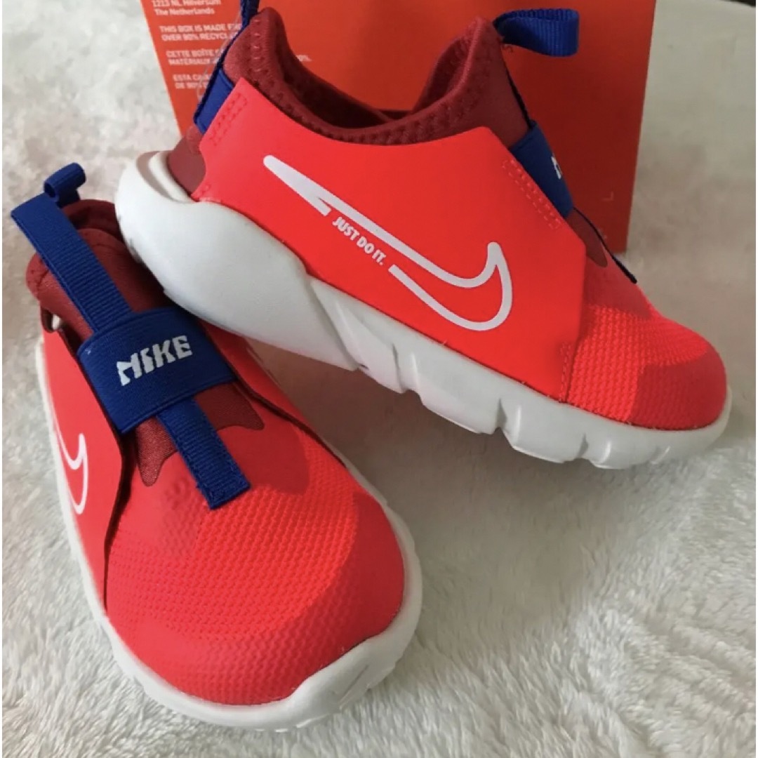 NIKE - ナイキ キッズスニーカー 16cm タグ付き新品 オレンジ 赤の通販