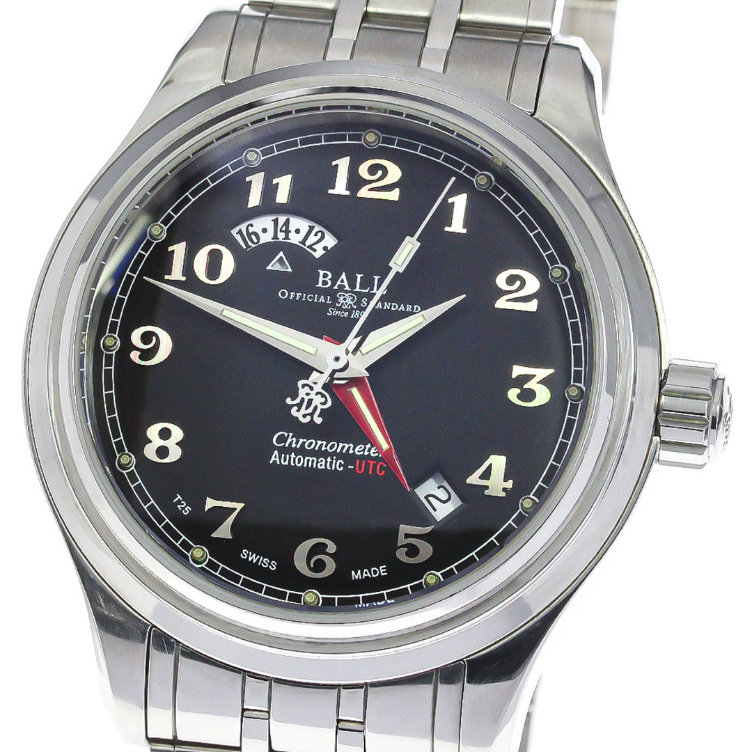 ボールウォッチ BALLWATCH GM1020D-SCJ-BK トレインマスター クリーブランドエクスプレス デュアルタイム AT メンズ 箱・保付き_769706