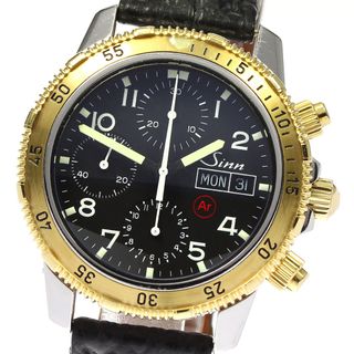 シン(SINN)のジン Sinn 203.ST.18KT YGベゼル デイデイト 自動巻き メンズ 美品 _743214【ev20】(腕時計(アナログ))