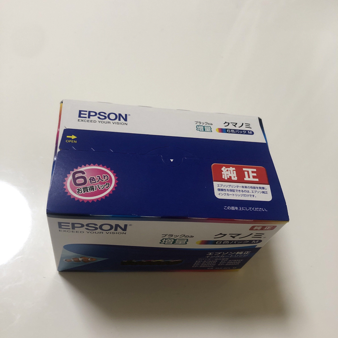 EPSON - エプソン 純正 インクカートリッジ クマノミ KUI-6CL-M 6色 ...