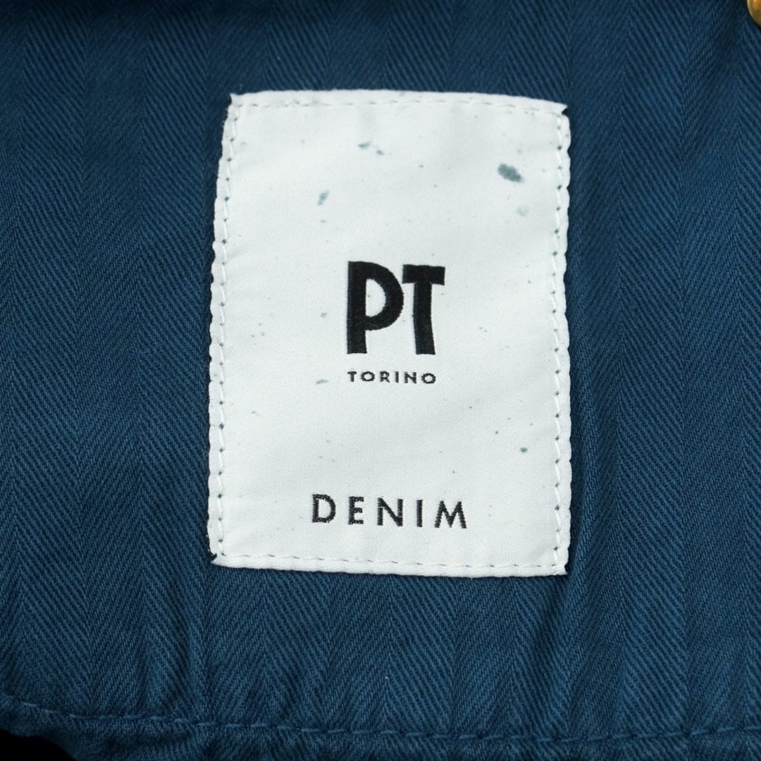 【新品】ピーティートリノ デニム PT TORINO DENIM SWING コットン コーデュロイ 5ポケット パンツ ダークピーコック【サイズ34】【メンズ】