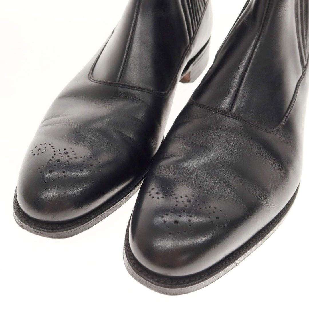中古】グレンソン GRENSON サイドゴア ブーツ ブラック【サイズ7