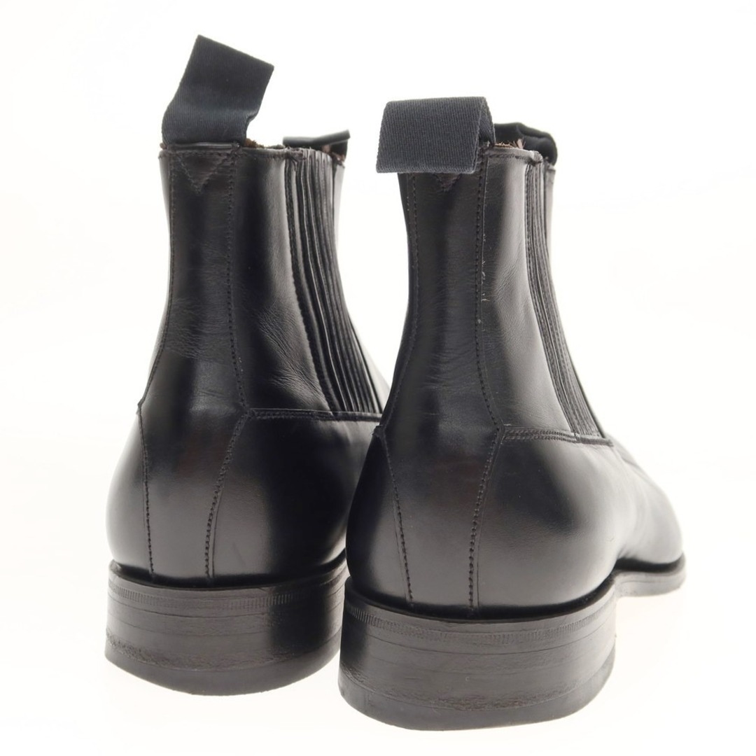 中古】グレンソン GRENSON サイドゴア ブーツ ブラック【サイズ7