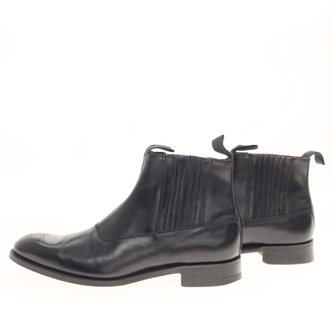 中古】グレンソン GRENSON サイドゴア ブーツ ブラック【サイズ7