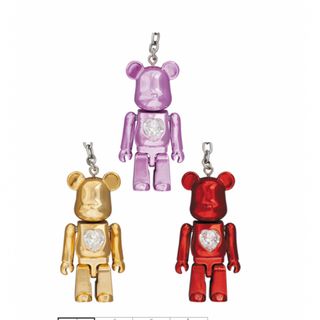 メディコムトイ(MEDICOM TOY)のBE@RBRICK クリスタルハートメタルチャーム (キャラクターグッズ)