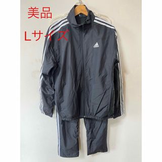 adidas Clima365　ジャージ　ジャンパー　黒　アームストライプ　M