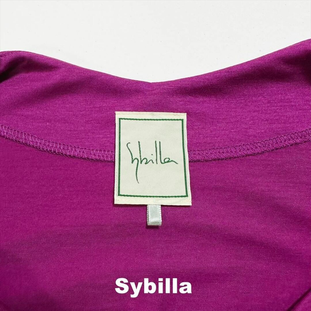 Sybilla(シビラ)の【Sybilla】シビラ パープル セルロース レイヤード プルオーバー レディースのトップス(シャツ/ブラウス(長袖/七分))の商品写真