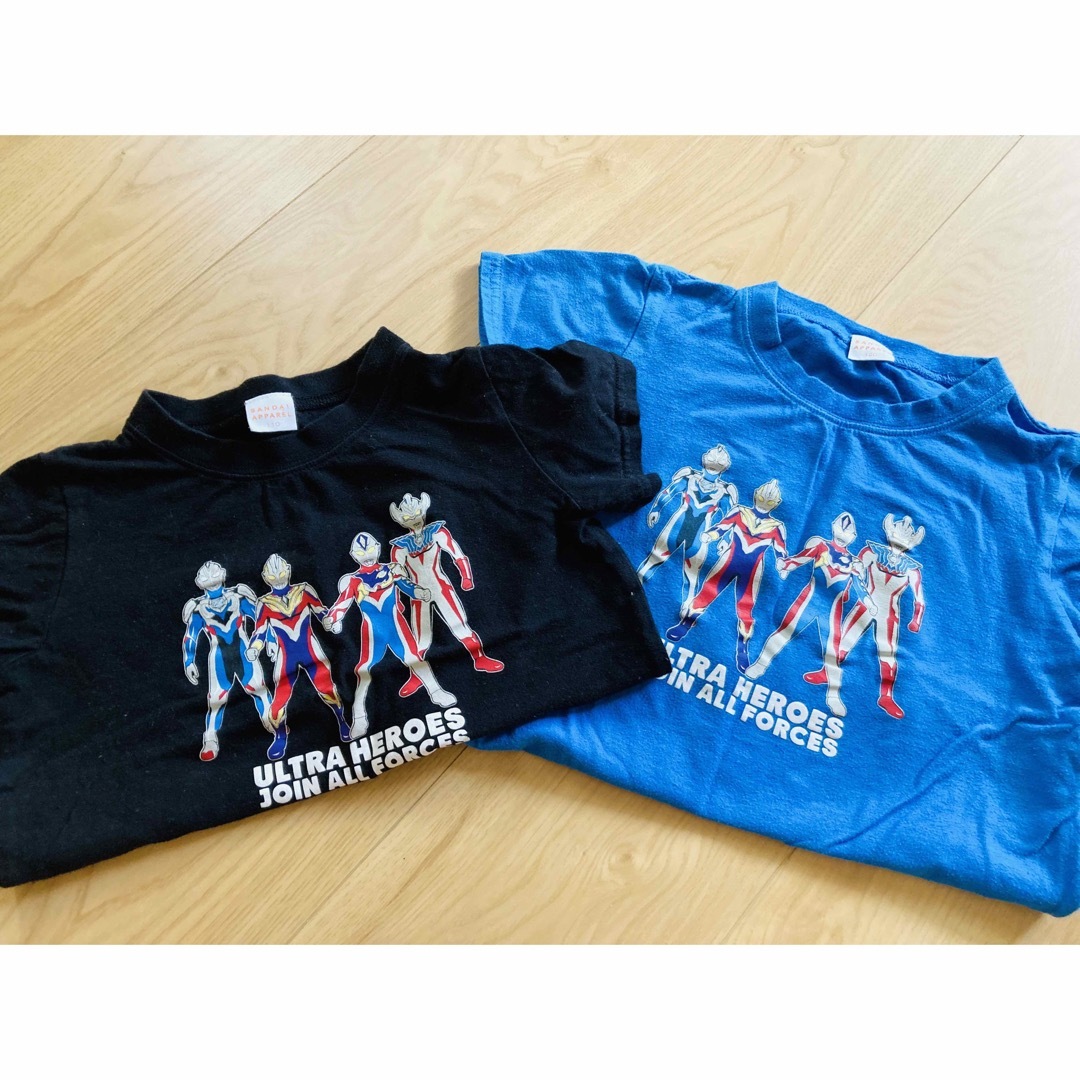 BANDAI(バンダイ)のウルトラマンtシャツ 2枚 キッズ/ベビー/マタニティのキッズ服男の子用(90cm~)(Tシャツ/カットソー)の商品写真