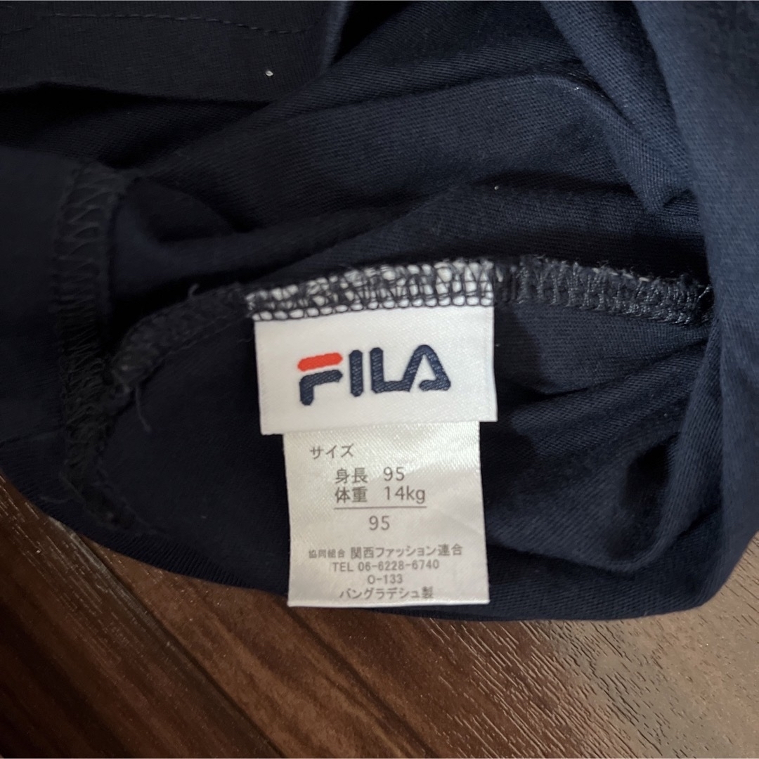 FILA(フィラ)の【夏物最終値下げ】FILA Tシャツ 女の子 95cm/100cm 2枚セット キッズ/ベビー/マタニティのキッズ服女の子用(90cm~)(Tシャツ/カットソー)の商品写真