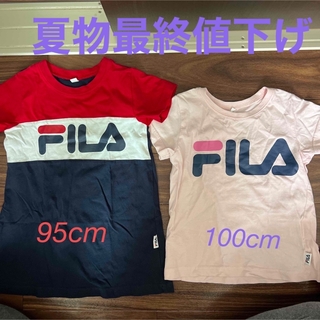 フィラ(FILA)の【夏物最終値下げ】FILA Tシャツ 女の子 95cm/100cm 2枚セット(Tシャツ/カットソー)