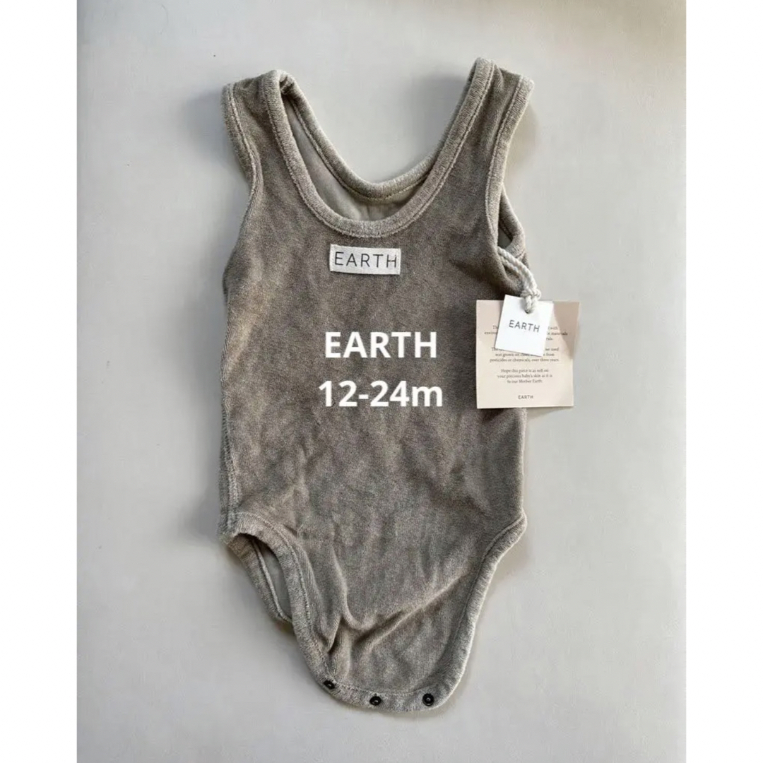 EARTH タンクトップロンパース　12-24m キッズ/ベビー/マタニティのベビー服(~85cm)(ロンパース)の商品写真