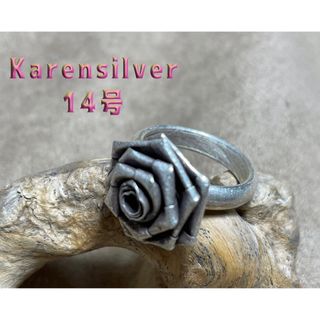 バラKarensilverリング　カレンシルバー薔薇指輪RoseRing 5エA(リング(指輪))