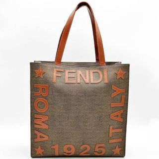 セール 美品 FENDI フェンディ ズッキーノ トートバッグ ショルダーバッグ バッグ ブラウン ナイロン レディース ファッション 8BH074 USED