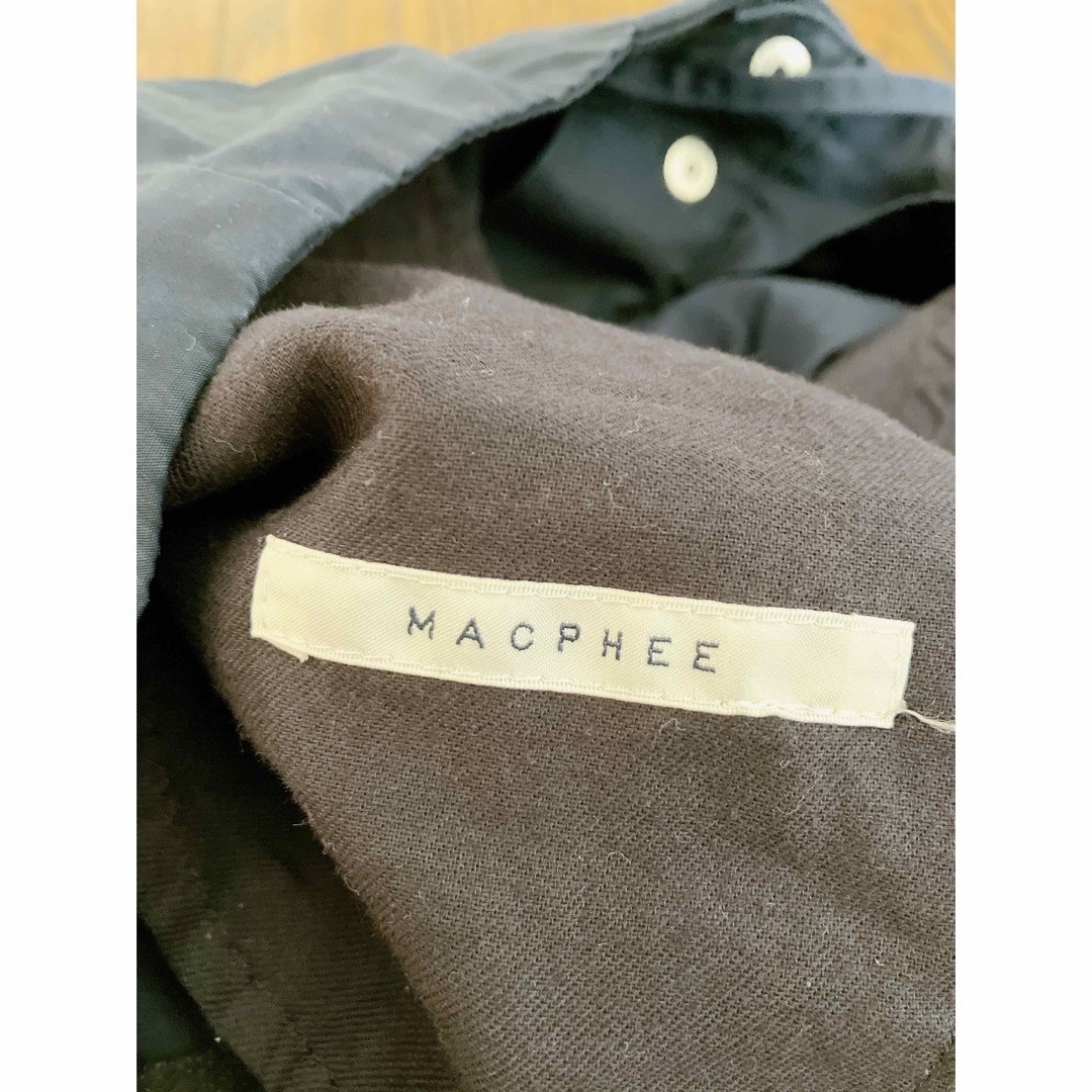 MACPHEE(マカフィー)のmacphee トゥモローランド　タック入りカジュアルパンツ　ネイビー レディースのパンツ(カジュアルパンツ)の商品写真