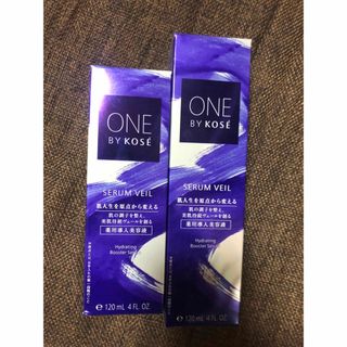 ワンバイコーセー(ONE BY KOSE（KOSE）)のワンバイコーセー　セラムヴェール 120ml 本体と付け替え(美容液)