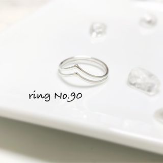 ring No.90♡silver925 シェブロンリング(リング(指輪))