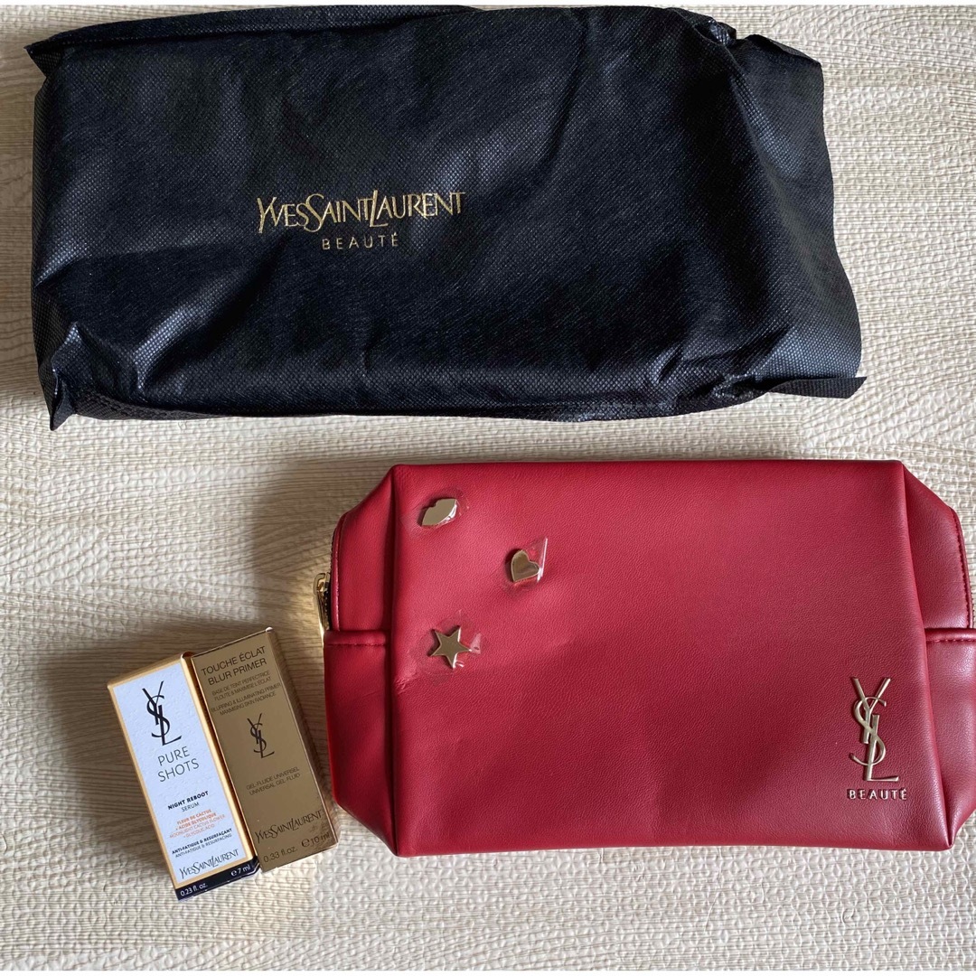 Yves Saint Laurent(イヴサンローラン)のイヴ・サンローラン ノベルティポーチ☆未使用新品 レディースのファッション小物(ポーチ)の商品写真