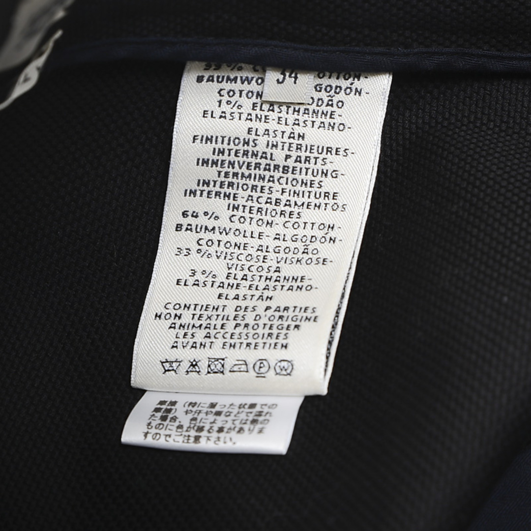 Hermes(エルメス)のエルメス スカート シェーヌダンクル コットン ブラック レディース 34サイズ レディースのスカート(ひざ丈スカート)の商品写真