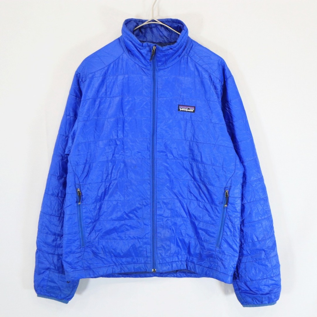 2000年代～ patagonia パタゴニア ナノパフジャケット  PRIMALOFT 防寒  防風  アウトドア ブルー (メンズ S)   N6144