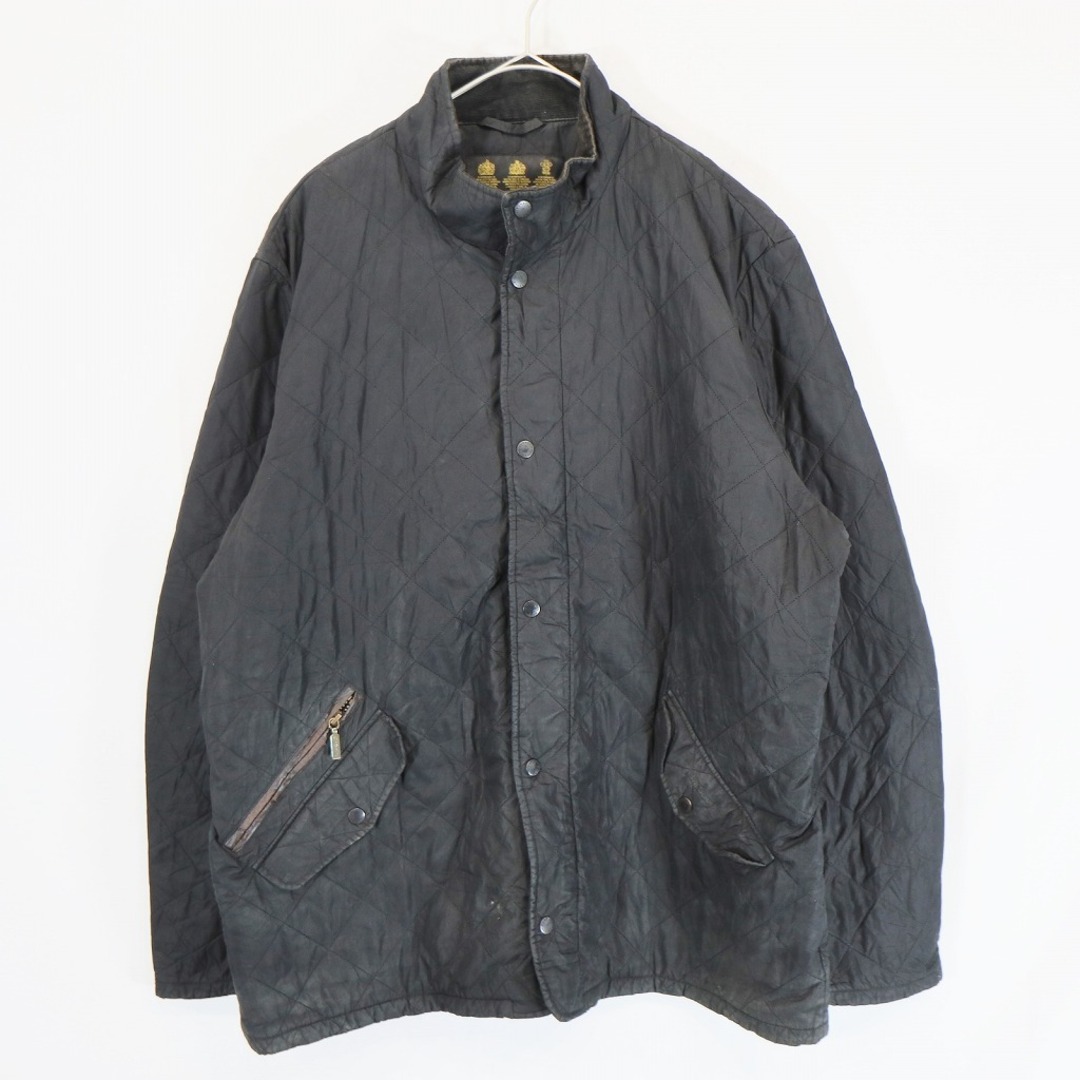 90年代 Barbour バブアー キルティングジャケット ジャケット ワーク  ユーロ  ヨーロッパ ブラック (メンズ S)   O8369