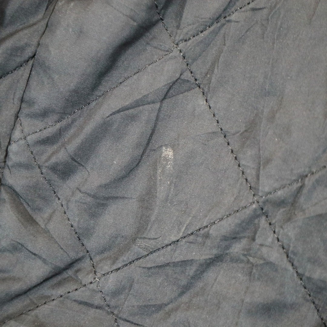 Barbour(バーブァー)のBarbour バブアー CHELSEA SPORTQUILT キルティング ジャケット ユーロ 襟コーデュロイ ブラック (メンズ XL) 中古 古着 N6153 メンズのジャケット/アウター(その他)の商品写真