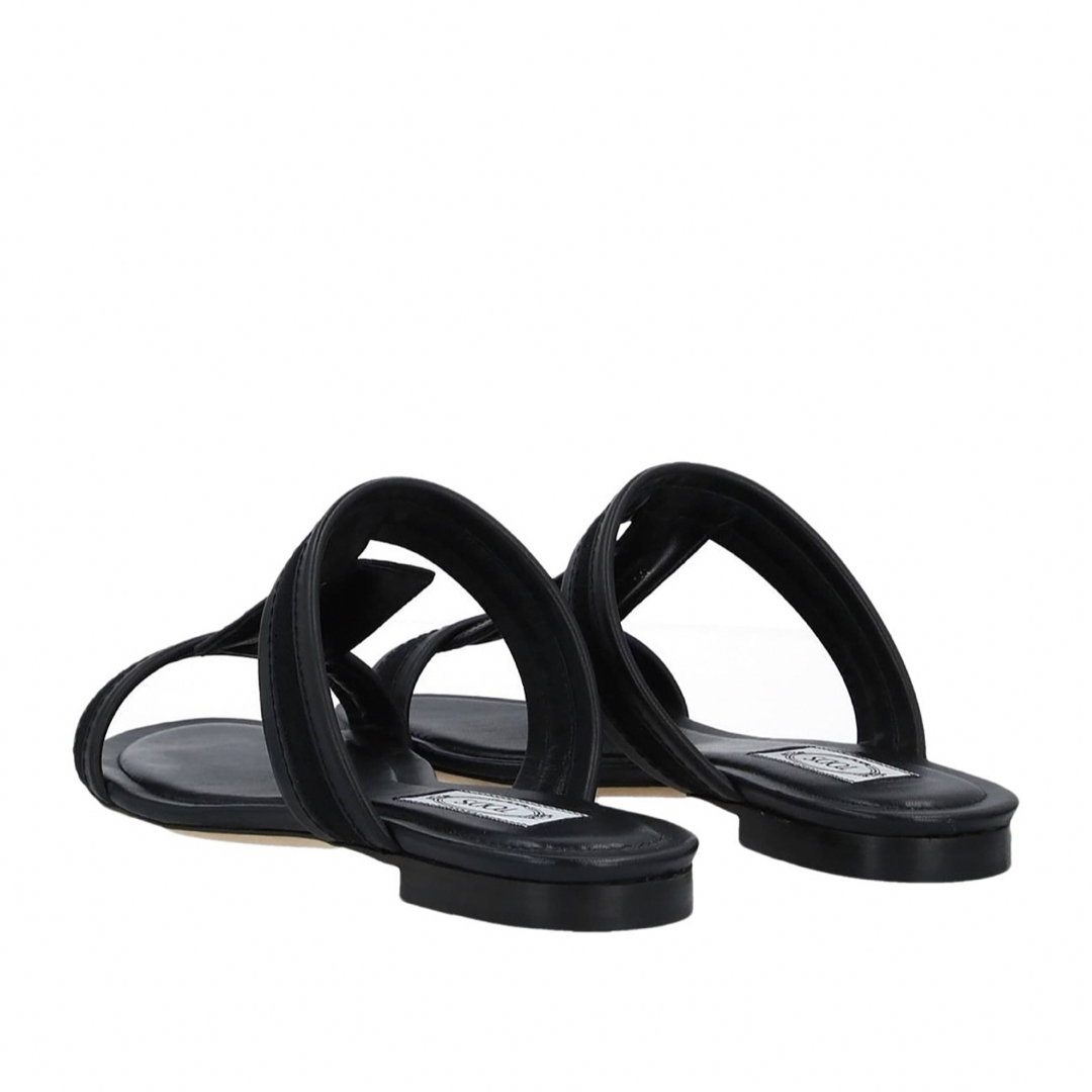 TOD'S サンダル ブラック 40 レディースの靴/シューズ(サンダル)の商品写真