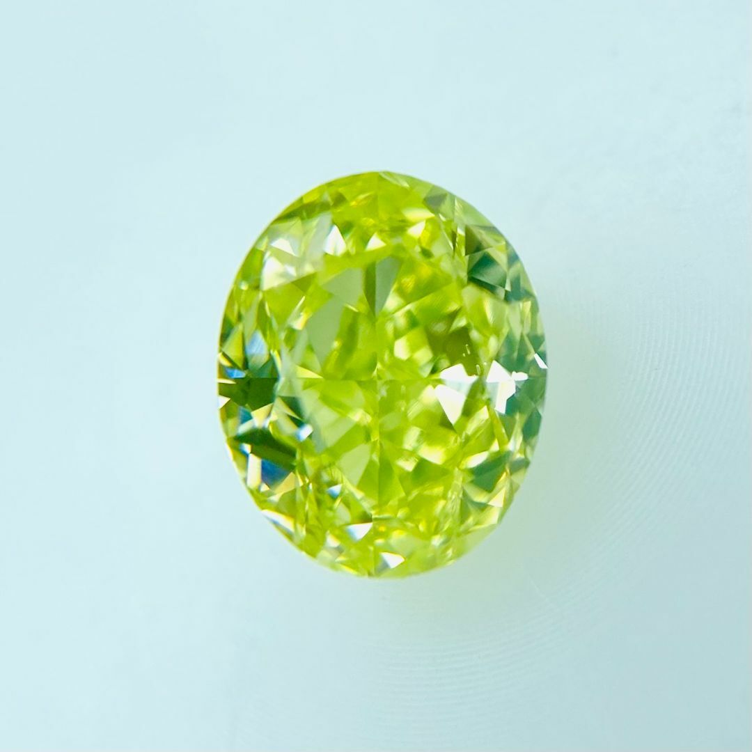 FANCY INTENSE YELLOW GREEN 0.070ct X