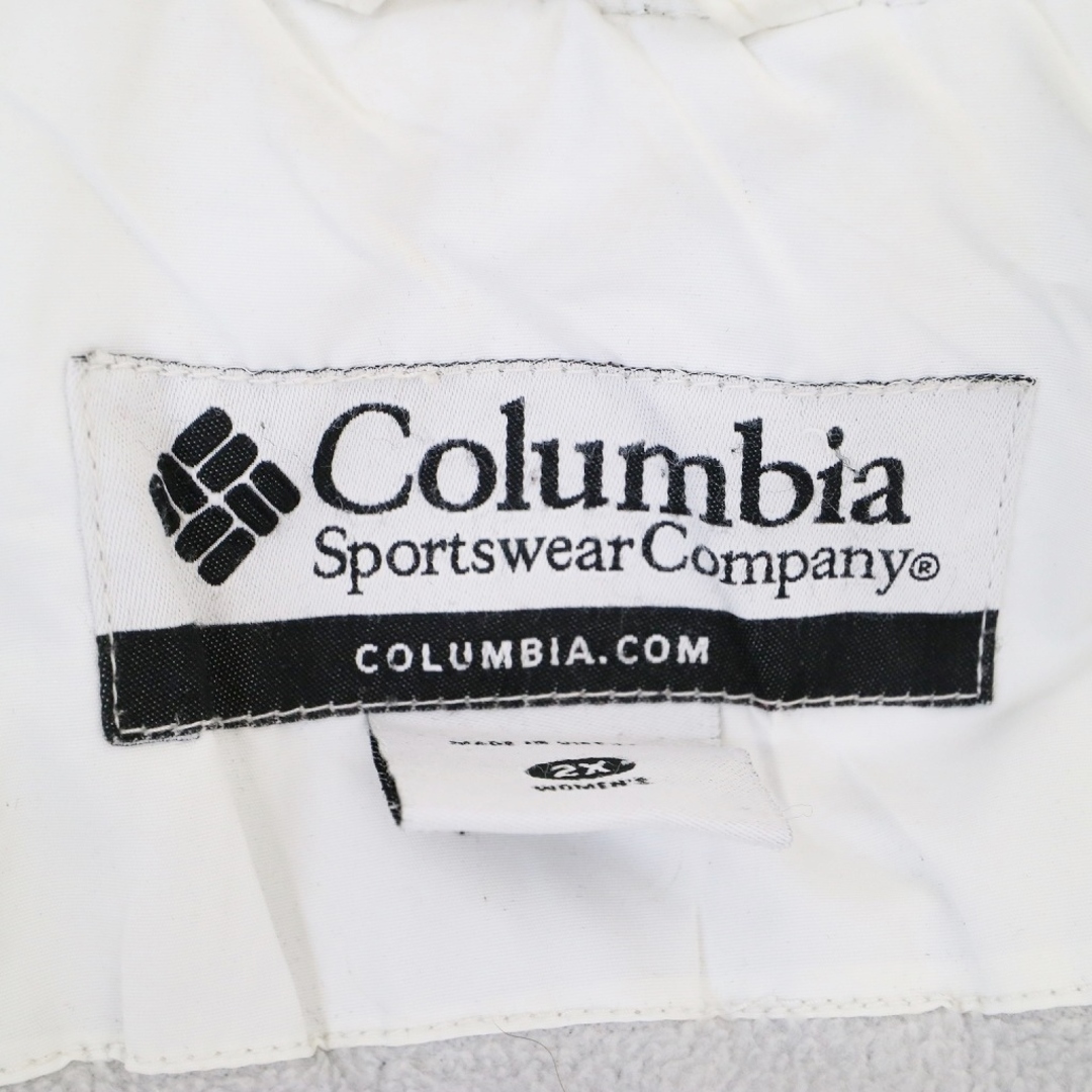 Columbia(コロンビア)のColumbia コロンビア 中綿ナイロンジャケット 防寒 防風 大きいサイズ スキーウェア アウトドア ブルー (レディース 2X) 中古 古着 N6171 レディースのジャケット/アウター(その他)の商品写真