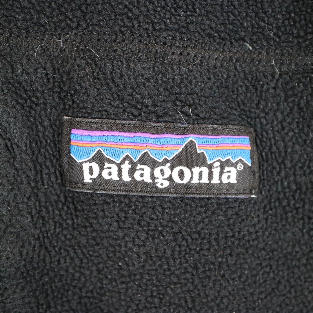 patagonia パタゴニア フリースジャケット 防寒  アウトドア フルジップ ワンポイントロゴ キャンプ ブラック (メンズ M)   N6196 3