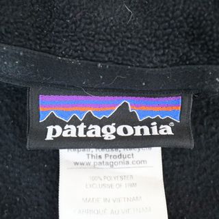 patagonia パタゴニア フリースジャケット フルジップ 防寒  アウトドア キャンプ ブラック (メンズ M)   N6221