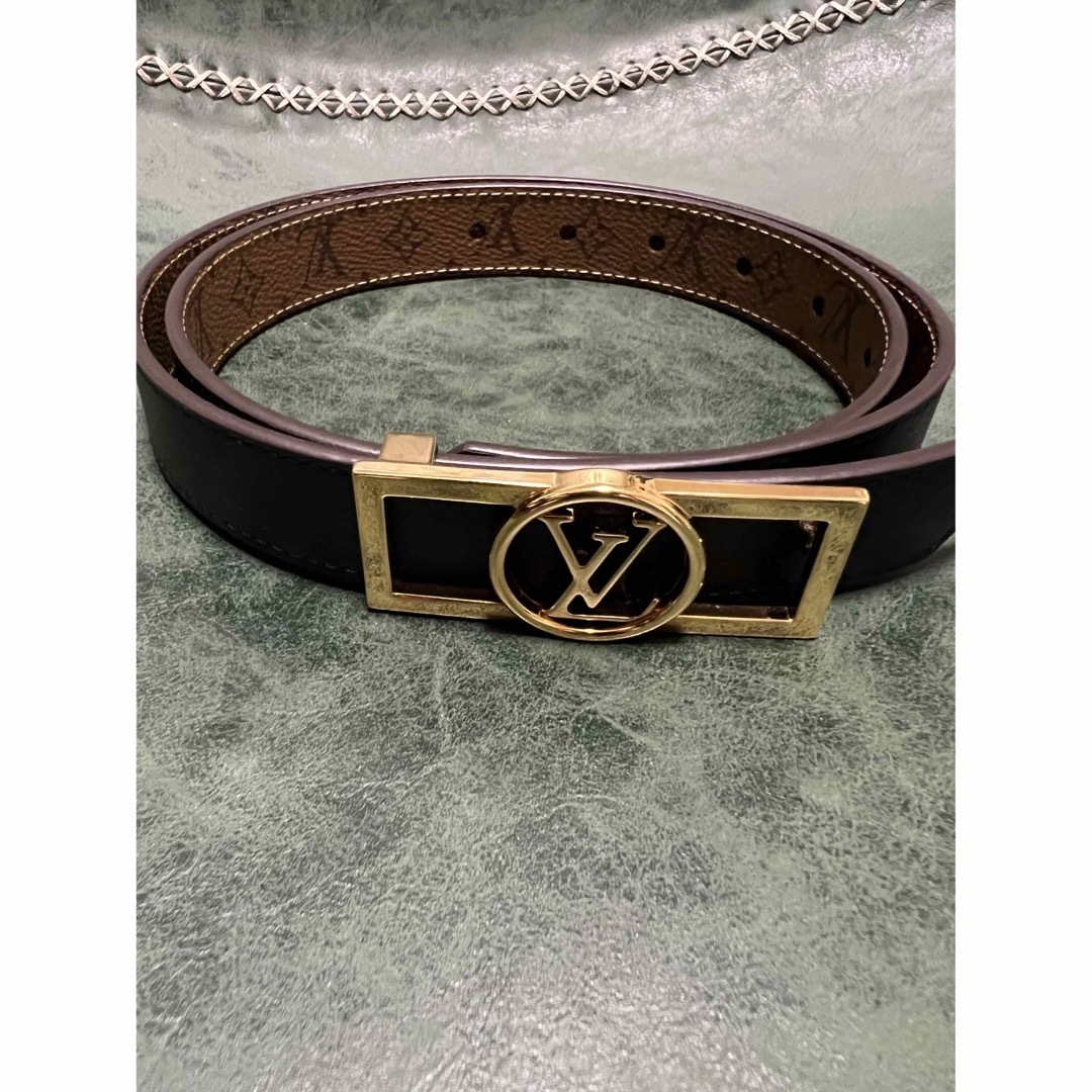 【VUITTON】Dauphine 25mm Reversible Belt