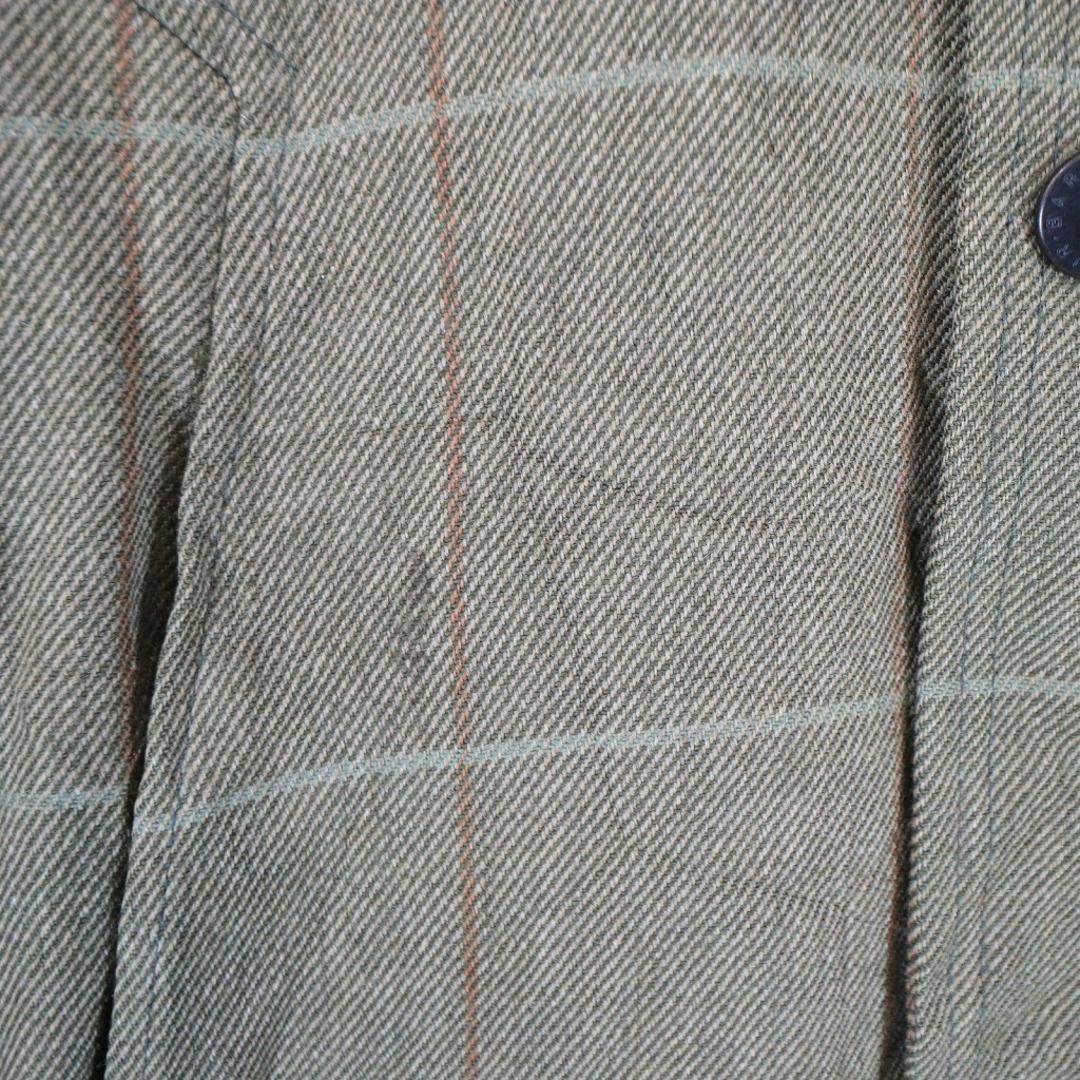 Barbour(バーブァー)のBarbour バブアー WASHABLE BERWICK TWEED 中綿 ジャケット ツイード 防寒 グリーン (メンズ M) 中古 古着 N6212 メンズのジャケット/アウター(その他)の商品写真