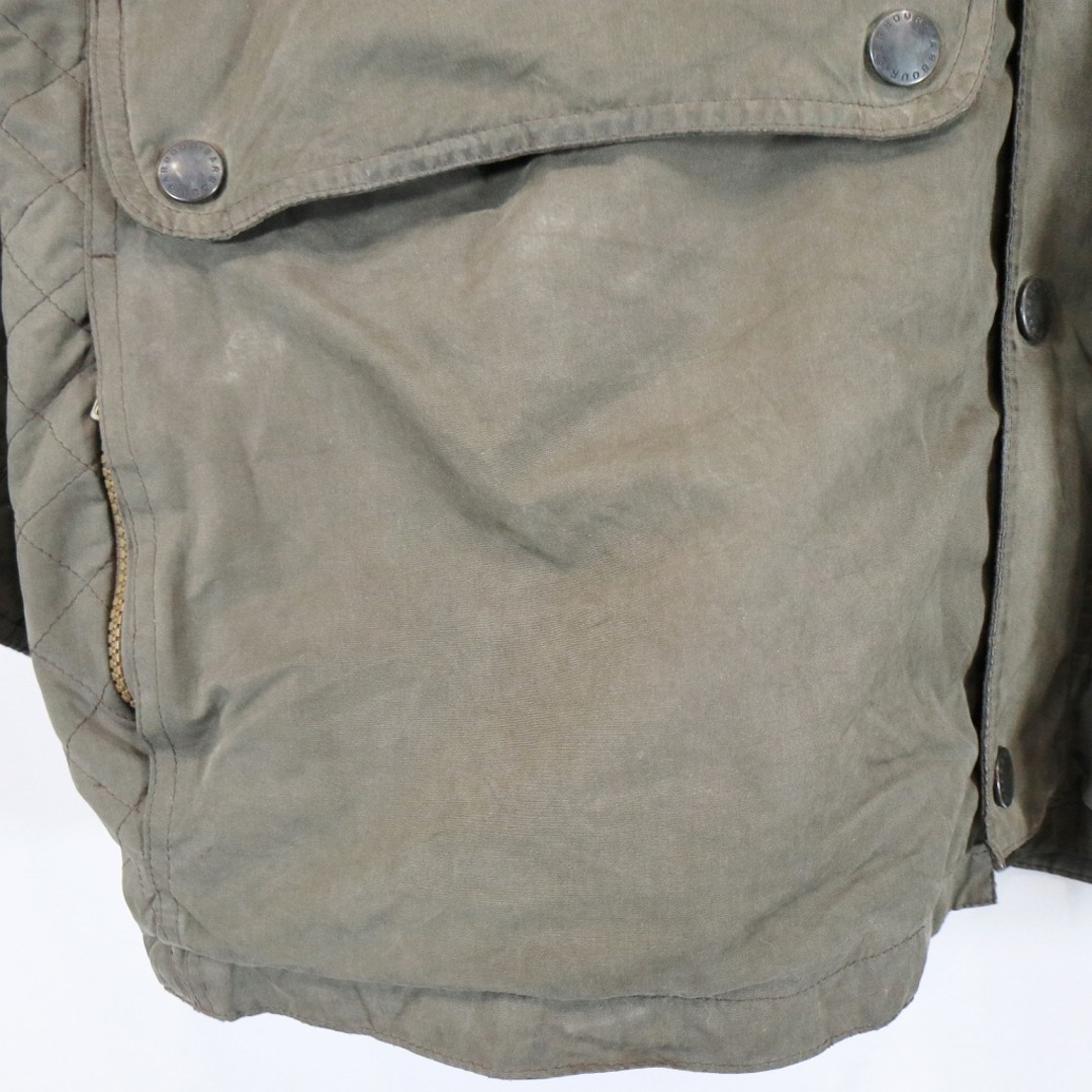 Barbour(バーブァー)のBarbour バブアー EPSOM MICROFIBRE ジャケット Breathables 防寒 ユーロ カーキ (メンズ XL) 中古 古着 N6213 メンズのジャケット/アウター(その他)の商品写真