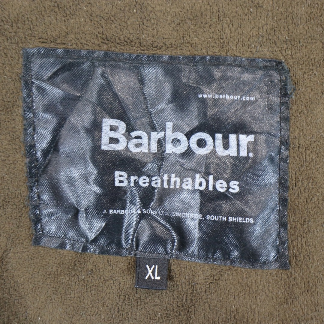 Barbour(バーブァー)のBarbour バブアー EPSOM MICROFIBRE ジャケット Breathables 防寒 ユーロ カーキ (メンズ XL) 中古 古着 N6213 メンズのジャケット/アウター(その他)の商品写真