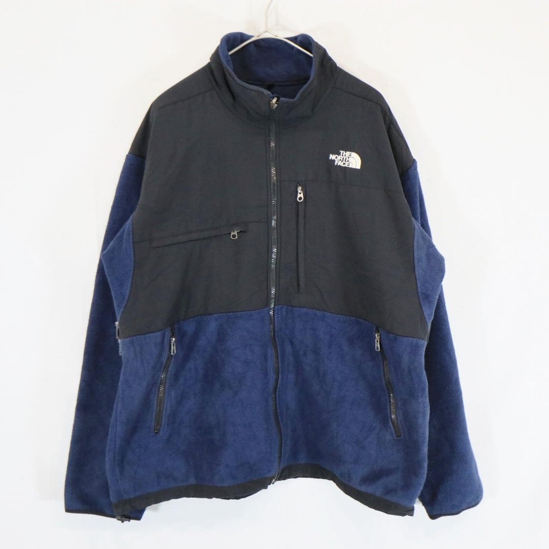 背中キズTHE NORTH FACE ノースフェイス デナリジャケット フリースジャケット 防寒  アウトドア ブルー (メンズ XL)   N6215