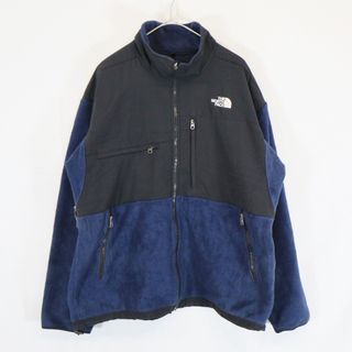 ザノースフェイス(THE NORTH FACE)のTHE NORTH FACE ノースフェイス デナリジャケット フリースジャケット 防寒  アウトドア ブルー (メンズ XL) 中古 古着 N6215(その他)