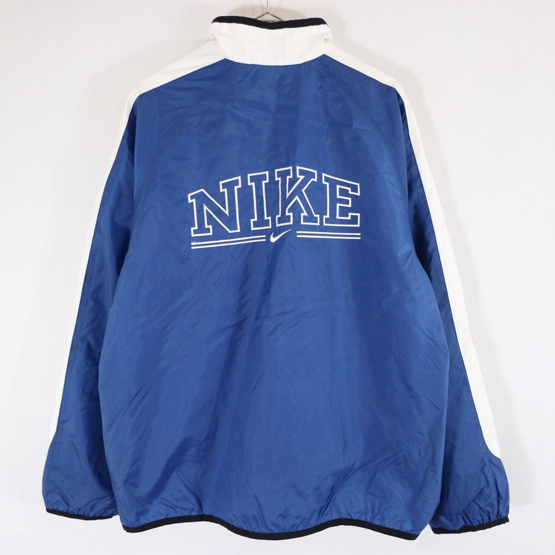 美品 90s NIKE ナイキ ナイロン ジャケット スモールロゴ ブルー