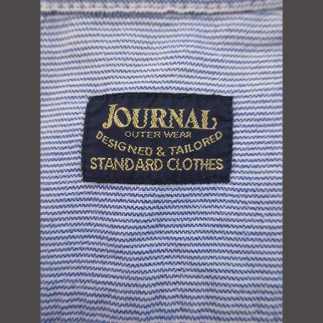 JOURNAL STANDARD(ジャーナルスタンダード)のジャーナルスタンダード シャツ ヒッコリー ワーク 長袖 M 青  メンズのトップス(シャツ)の商品写真