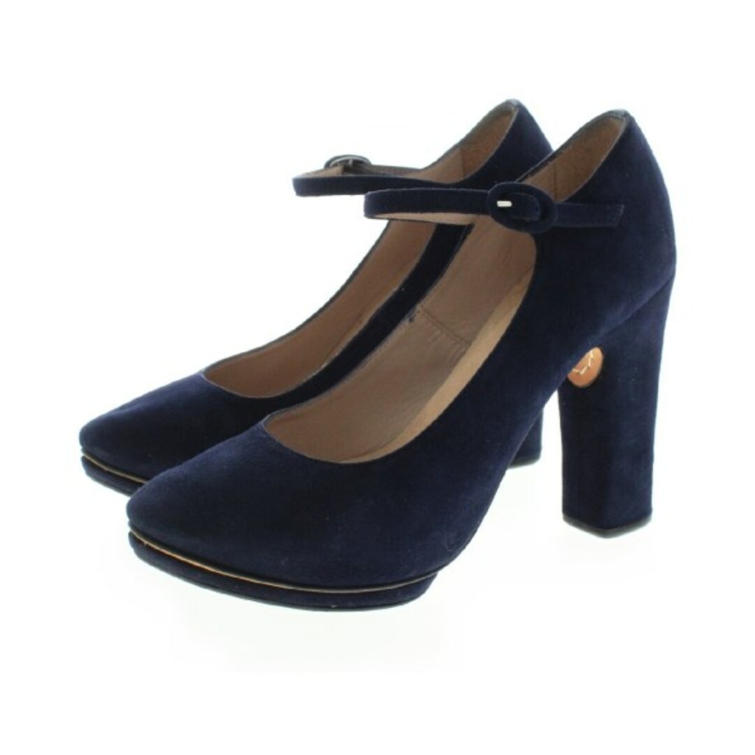 repetto repetto レペット パンプス EU.5cm位 紫系 古着