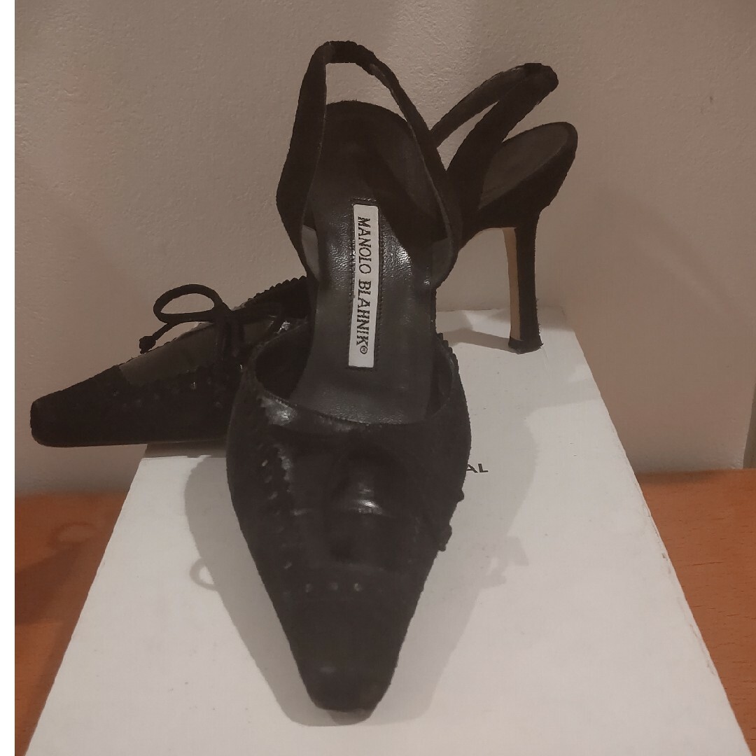 MANOLO BLAHNIK マノロブラニク　スエード　パンプス　美品