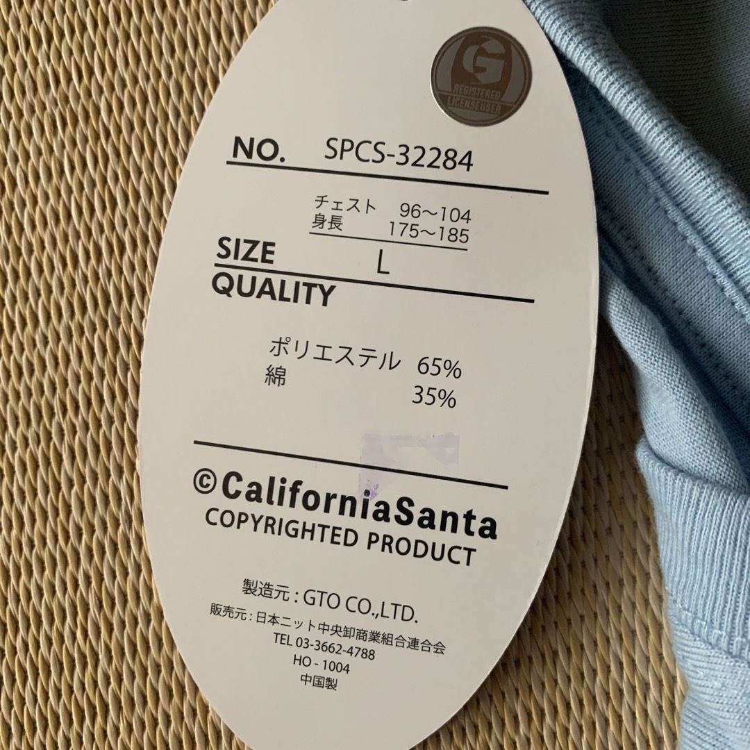 新品　カリフォルニアサンタ　Tシャツ メンズのトップス(Tシャツ/カットソー(半袖/袖なし))の商品写真