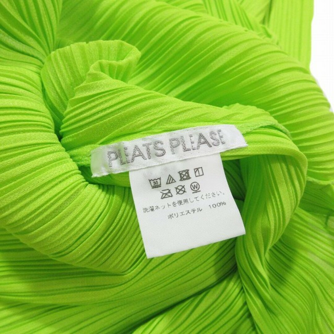 18SS PLEATS PLEASE プリーツ 半袖 カットソー 03 緑 5