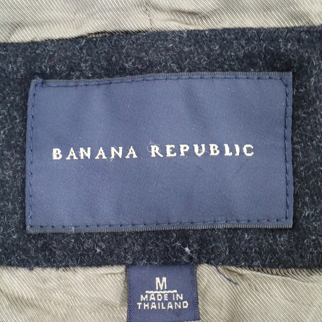 2000年代～  Banana Republic バナナリパブリック  ウール ブルゾン ジャケット 防寒 グレー (メンズ M)   N6288 8