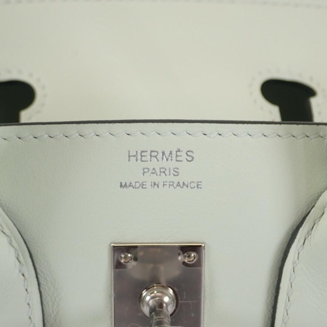 Hermes(エルメス)の【中古】【Sランク】HERMES エルメス バーキン25 ハンドバッグ スイフト ヴェールフィズ シルバー金具 B刻印【ISEYA】 レディースのバッグ(ハンドバッグ)の商品写真