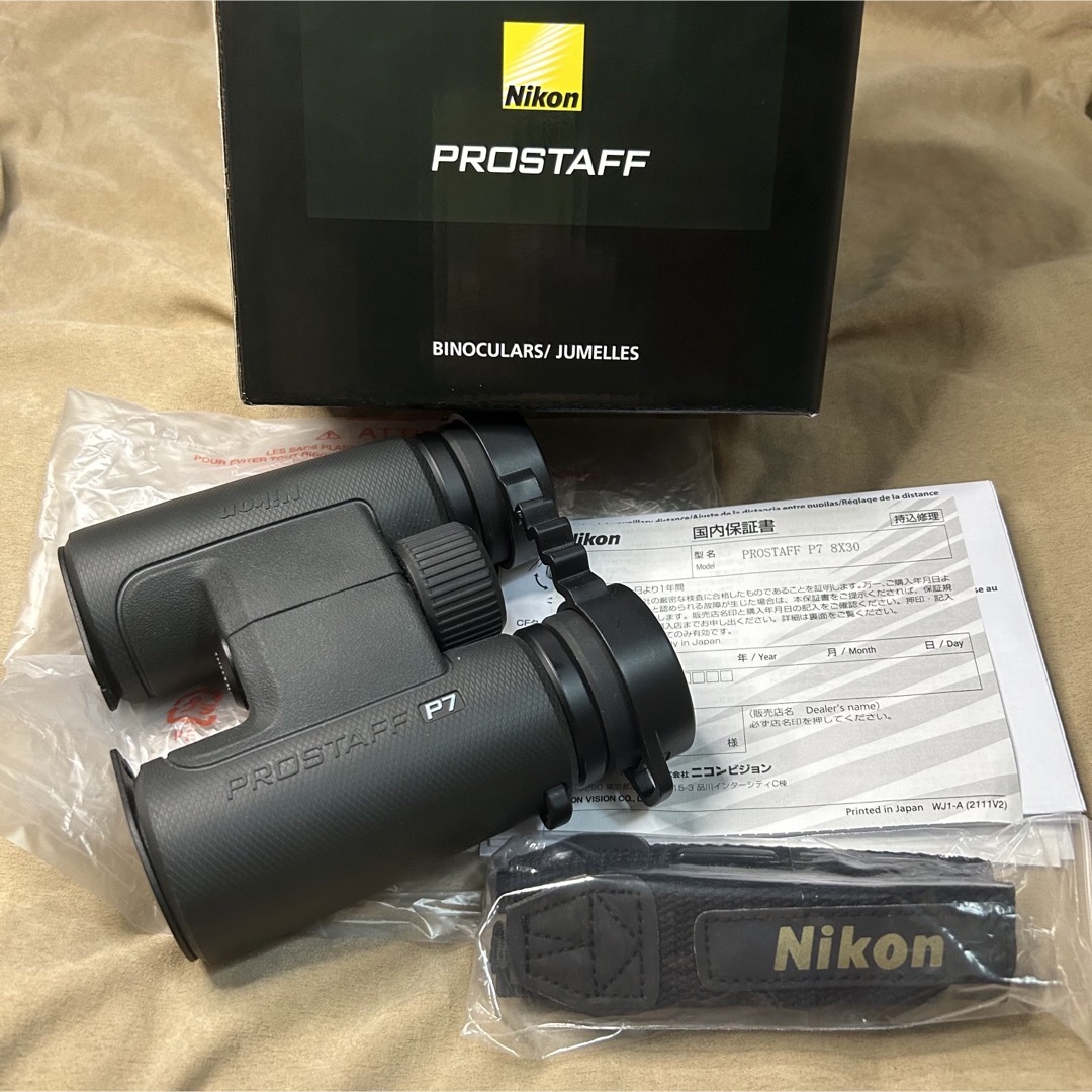 Nikon(ニコン)のNikon PROSTAFF P7 8 × 30 双眼鏡 スポーツ/アウトドアのスポーツ/アウトドア その他(その他)の商品写真
