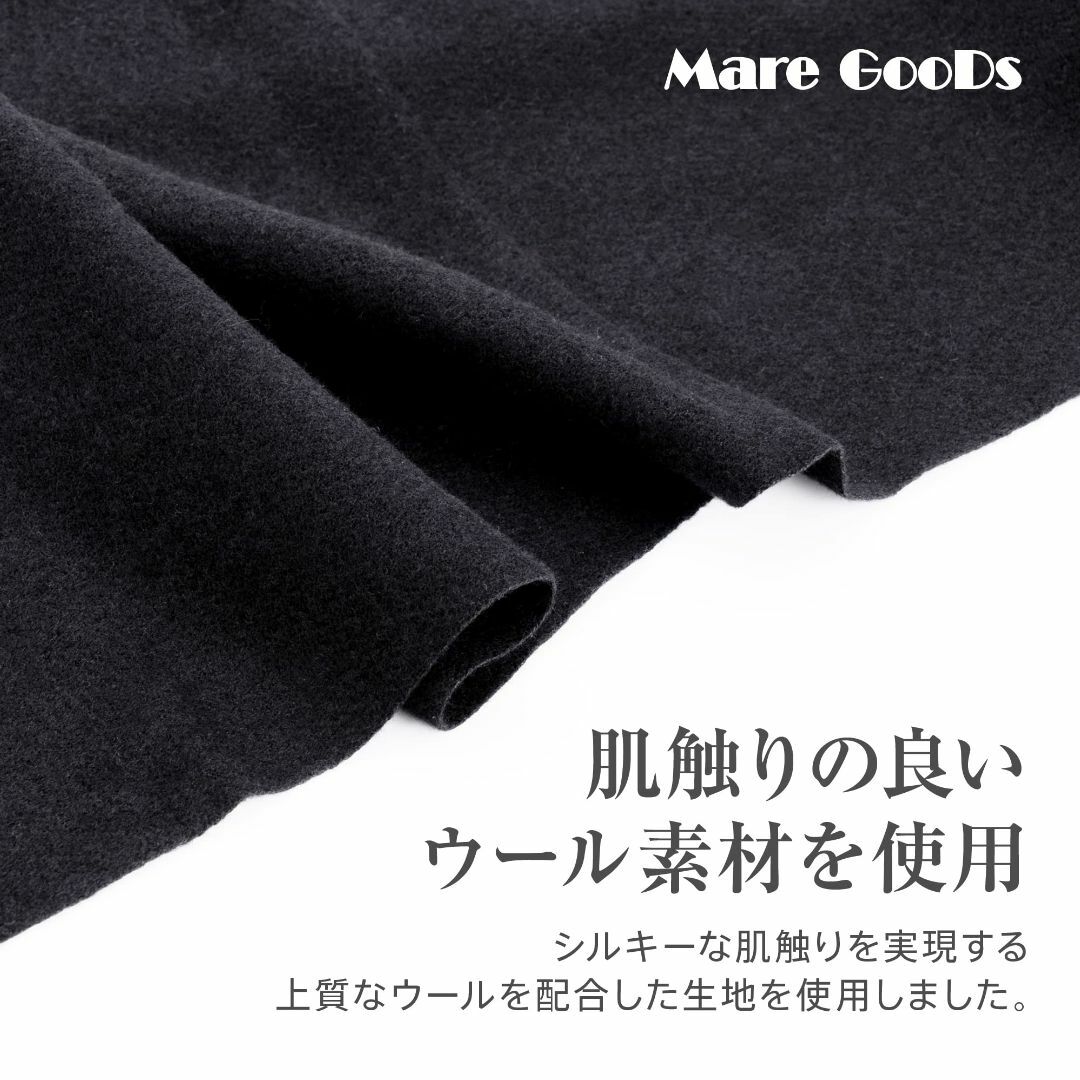 [Mare GooDs] マフラー レディース ストール 大判 ウール 大判スト 4