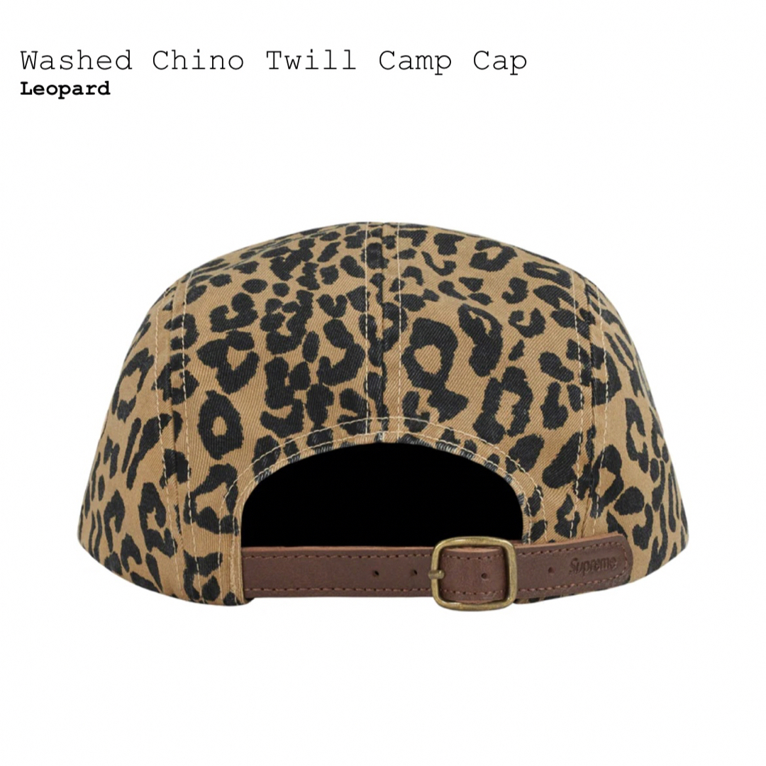 supreme Washed Chino Twill Camp Cap ヒョウ柄 | www.carmenundmelanie.at