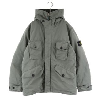 ストーンアイランド(STONE ISLAND)のSTONE ISLAND ストーンアイランド 21AW DAVID TC DOWN JACKET マルチポケット ジップアップダウンジャケット グレー 751541649(ダウンジャケット)