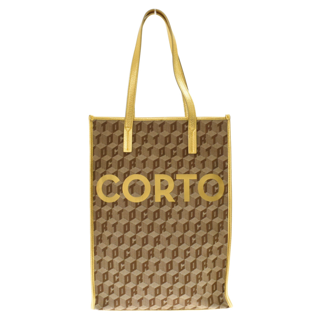 WIND AND SEA ウィンダンシー ×Corto Moltedo WDS Monogram Shopper Tote Bag×コルトモルテド トートバッグ ベージュ