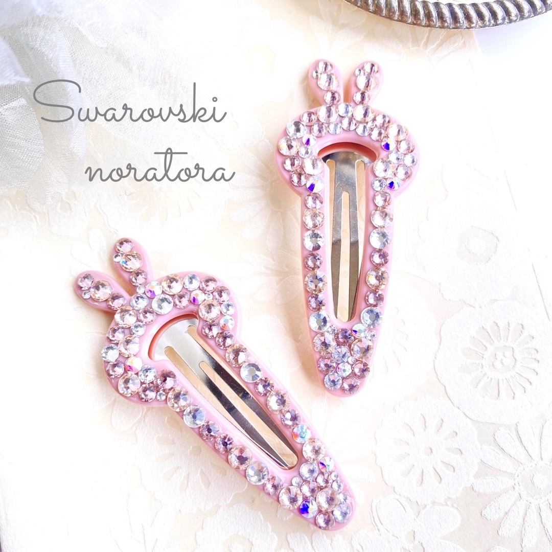 SWAROVSKIのヘアクリップ✨